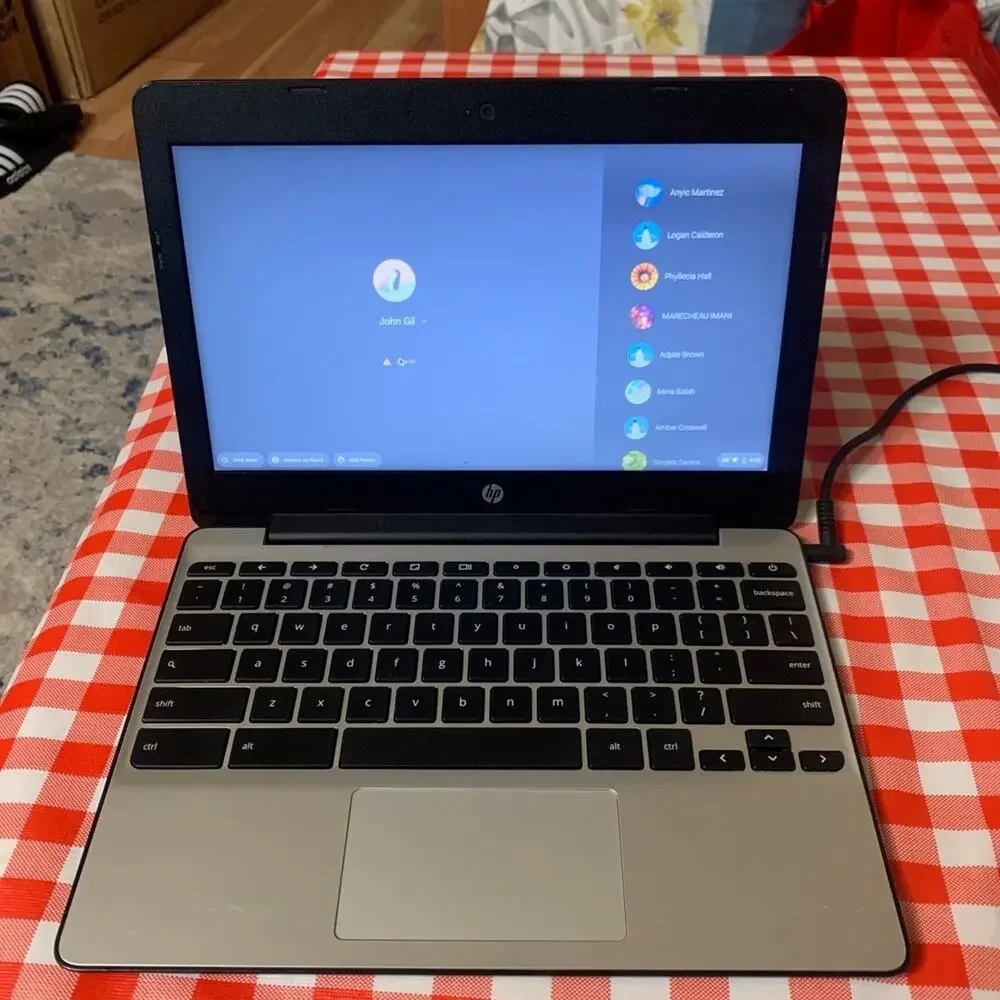 HP 11 G5 Chromebook 11.6'' Laptop Intel Celeron N 1.60GHz 4GB 16GB SSD - 1FX82UT